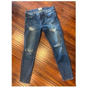 Current/Elliot The Stiletto Benett Destroy Size 29 Distressed Skinny Jeans